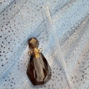 Elegant Brown and Gold Bottle